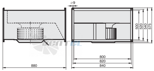 Rosenberg EKAD 400-4 - описание, технические характеристики, графики